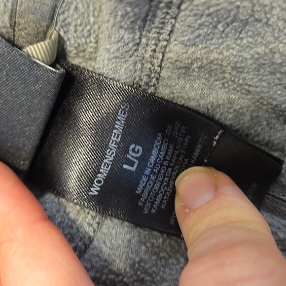 The North Face Gray Quarter-Zip Pullover Long Sleeve Sz L - Picture 5 of 7